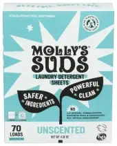 Mollys Suds Laundry Sheets Unscn 70L