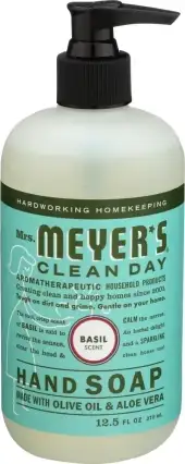 Mrs Meyers Clean Day Soap Hand Liq Basil