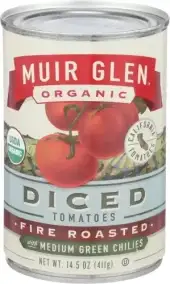 Muir Glen Tomato Dicd Rstd Grn Chl