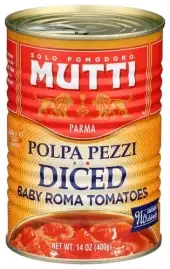 Mutti Tomato Diced Bby Roma