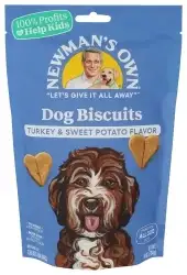 Newmans Own Pet Treat Trky & Swt Pto Org3