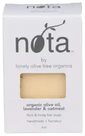 Nota Olive Oil Skincare Soap Br Olv Oil Lvn Otml
