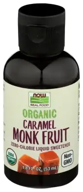Now Monk Fruit Caramell Liq Org