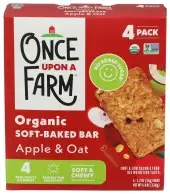 Once Upon A Farm Bar Baked Apple & Oat 4Pc
