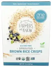 One Degree Cereal Rice Crisp Brn  Or