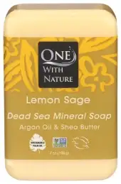 One With Nature Soap Bar Lemon Sage