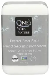 One With Nature Soap Bar Dead Sea Salt