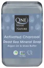 One With Nature Soap Bar Actvd Charcoal