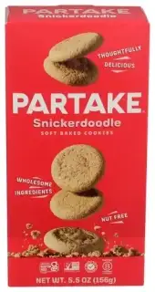 Partake Foods Cookie Sb Snickerdoodle