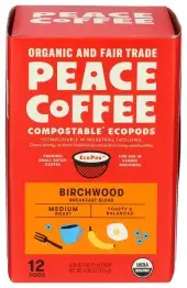 Peace Coffee Coffee Pods Birchwood