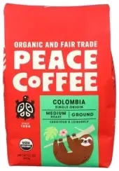 Peace Coffee Ground Colombia Coffee