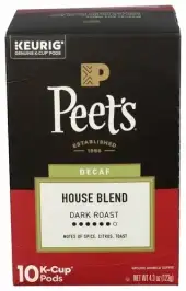 Peets Coffee Coffee Pod Decaf House