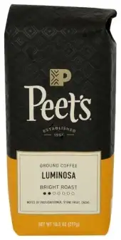 Peets Coffee Ground Luminosa Bf Coffee