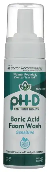 Phd Feminine Health Wash Boric Acid Foam