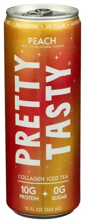 Pretty Tasty Tea Collagen Peach Rtd