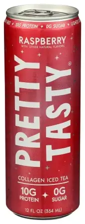 Pretty Tasty Tea Collagen Rspbry Rtd