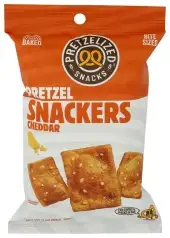 Pretzelized Snacks Crackers Pretzel Cheddar