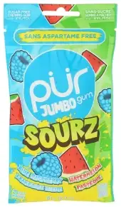 Pur Gum Jmb Brsp Wtrmln 20Pc