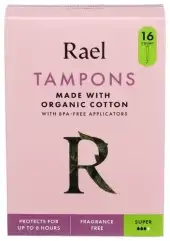 Rael Tampons Cotton Super