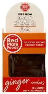 Red Plate Foods Cookie Ginger 8Ct