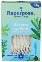 Repurpose Forks 24Pc Compostable