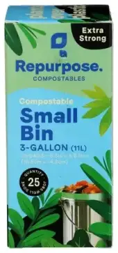 Repurpose Bags Small Bin 3Gal 25Pc