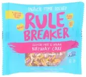 Rule Breaker Snacks Brownie Birthday Cake