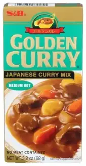S & B Sauce Mix Medhot Gldn Cur