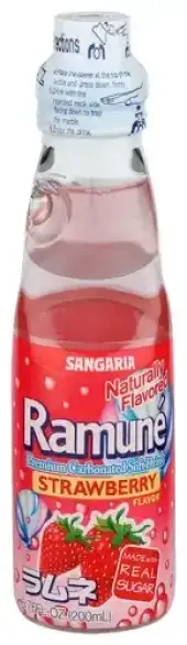 Sangaria Soda Ramune Strawberry