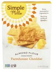 Simple Mills Crckr Almond Flr Shrp Ched