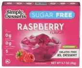 Simply Desserts Jel Dessert Raspberry