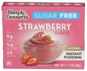 Simply Desserts Mix Pddng Pie Strwbr Nsgr