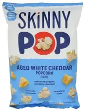Skinny Pop Popcorn Aged Wht Cheddar