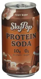 Skypop Protein Soda Soda Protein Root Beer