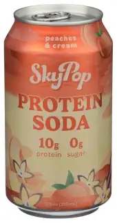 Skypop Protein Soda Soda Protein Peach Cream
