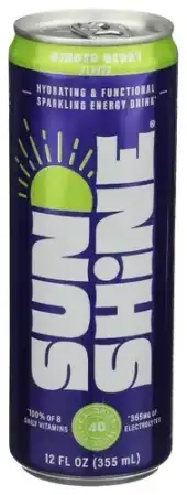 Sunshine Drink Energy Ginger Berry
