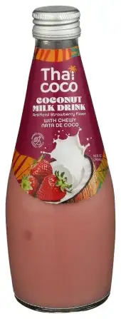 Thai Coco Bev Coconut Ndc Strwbrry
