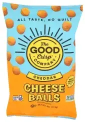 The Good Crisp Company Snack Chs Balls Cheddar