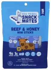 The New Primal Sticks Mini Beef N Honey