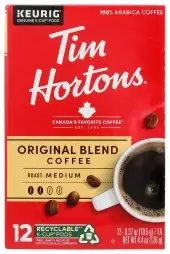 Tim Horton Coffee Ss 100% Arabica 12Pc