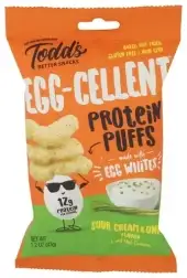 Todds Better Snacks Puffs Sour Cream & Onion