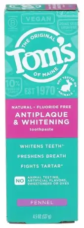 Toms Of Maine Toothpaste Whte Fennel