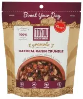 Toyou Snacks Granola Oatmeal Rsn Caramelb