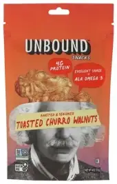 Unbound Snacks Walnuts Toasted Churro