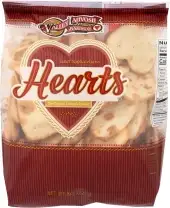 Valley Lahvosh Cracker Heart Organicnl Bag