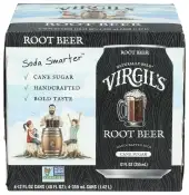 Virgils Soda Root Beer 4Pk Cans