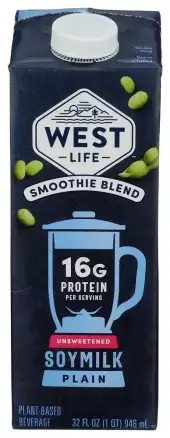 West Life Soymilk Smthie Bld Plain