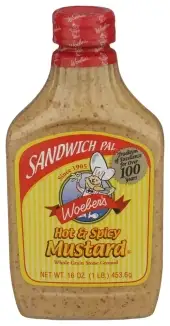 Woeber Mustard Sndwch Pal Hot Spicy