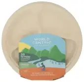 World Centric Plate 3Cmprtmnt Compost 1