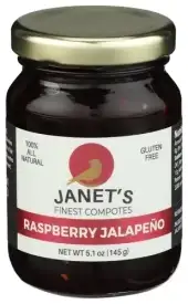 Janets Finest Compotes Compote Raspberry Jalapn